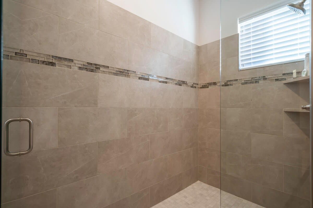Master bathroom shower