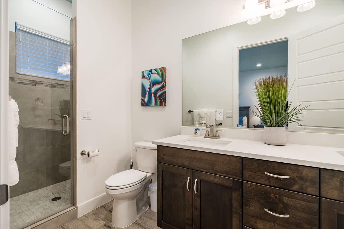 Bathroom for bedroom 3 with shower