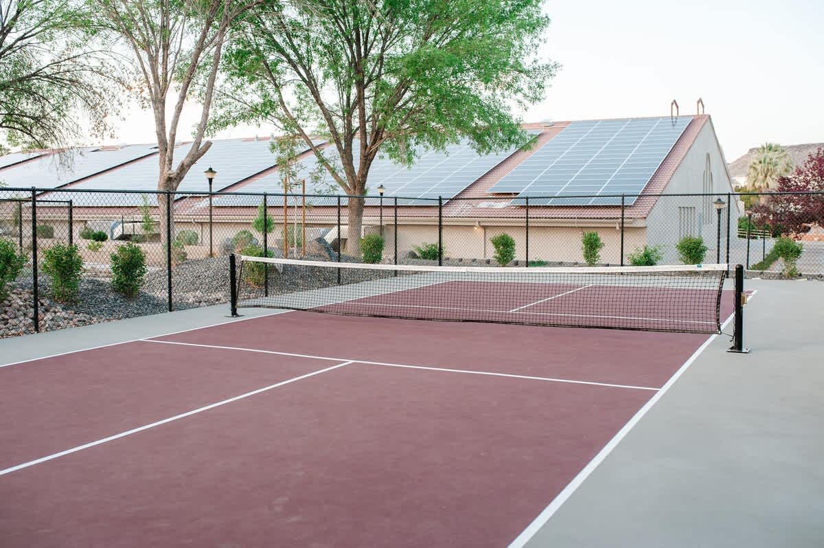 2 pickleball courts to enjoy