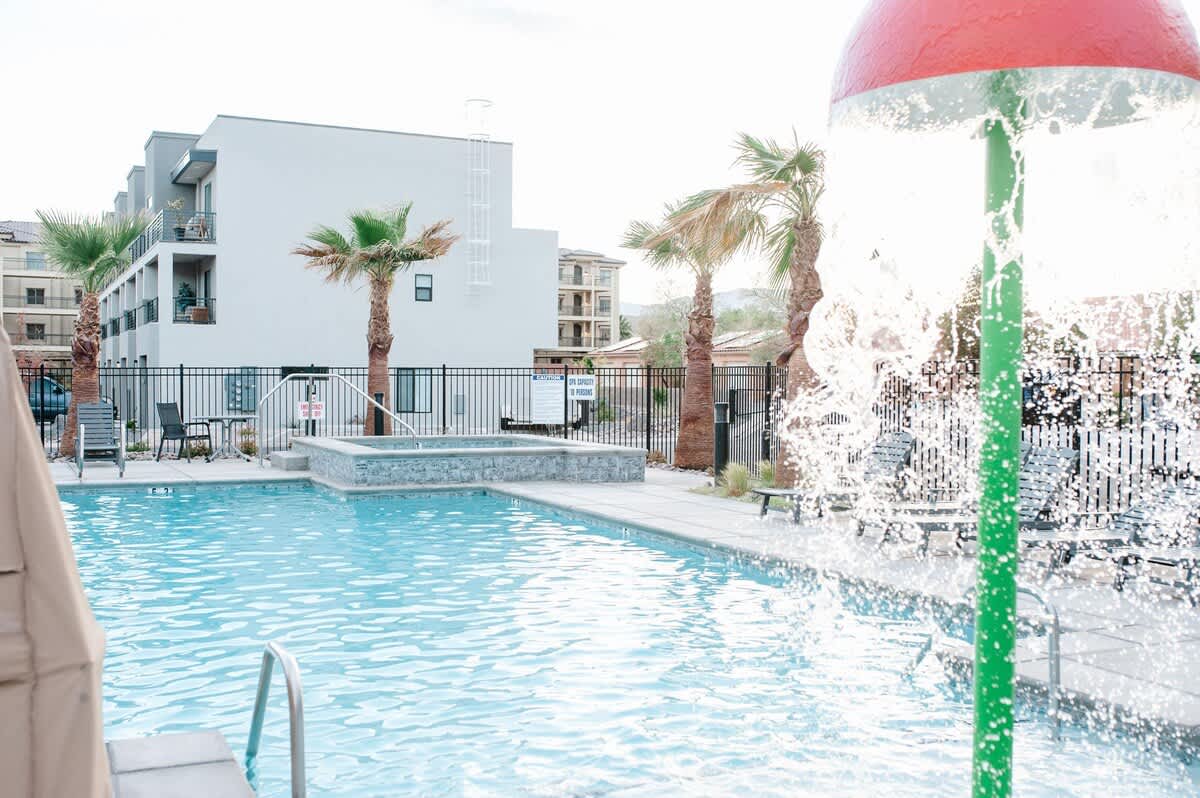 Kids will love splashing for hours in the pool