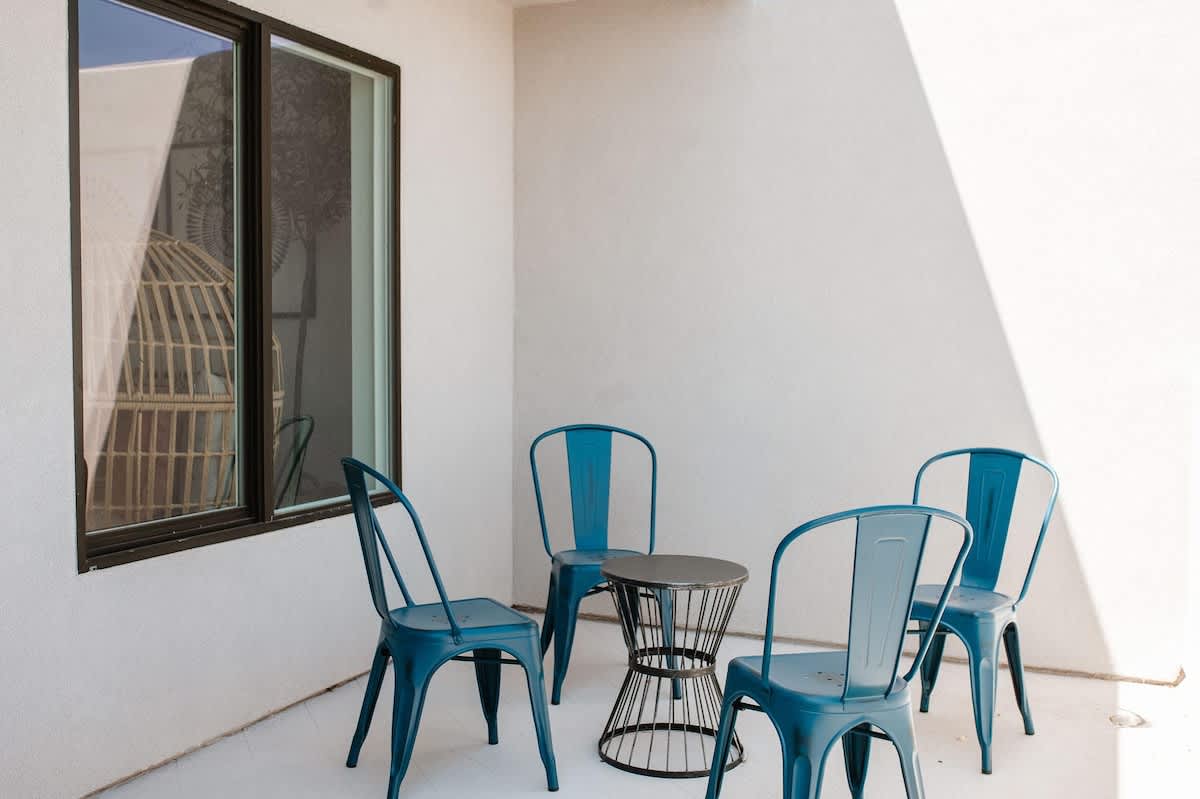 Patio wiih seating