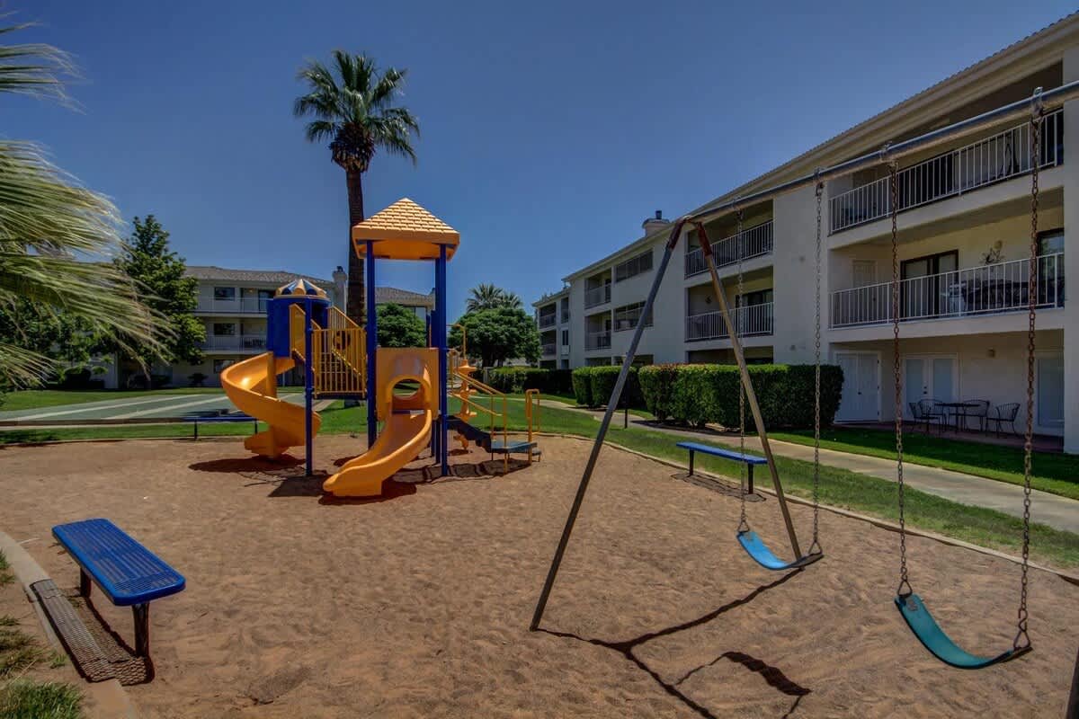 Kids playing area at Las Palmas