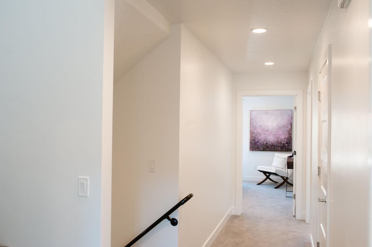 2nd level hallway and stairs to 3rd level