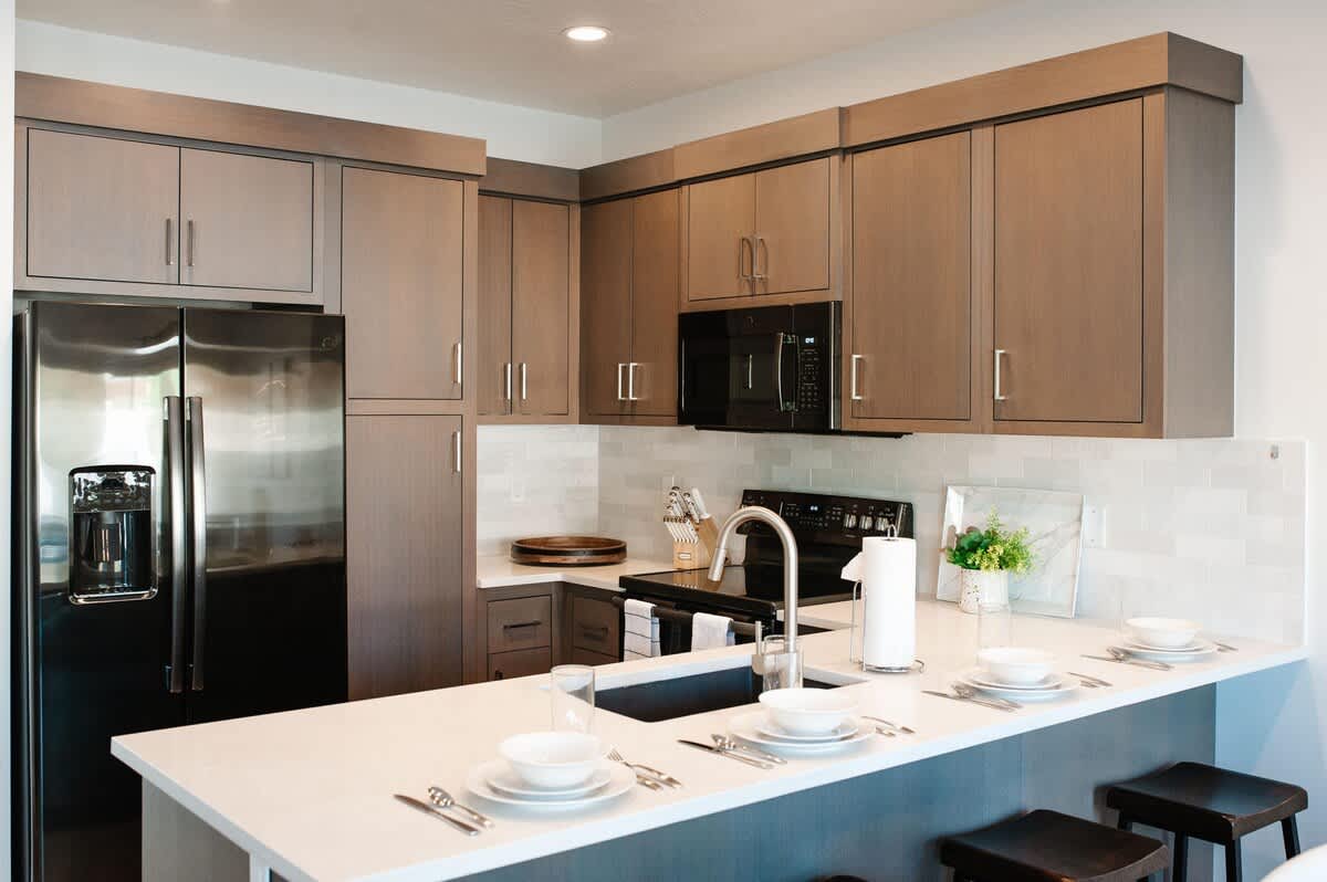 Enjoy preparing meals together in this beautiful kitchen