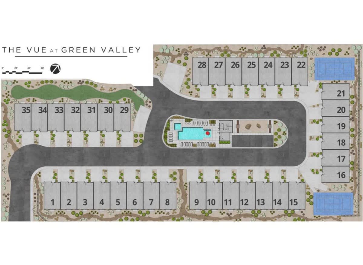 Map of The Vue at Green Valley
