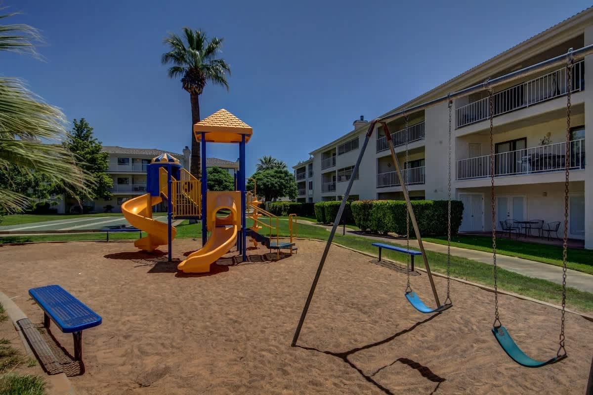 Kids playing area at Las Palmas