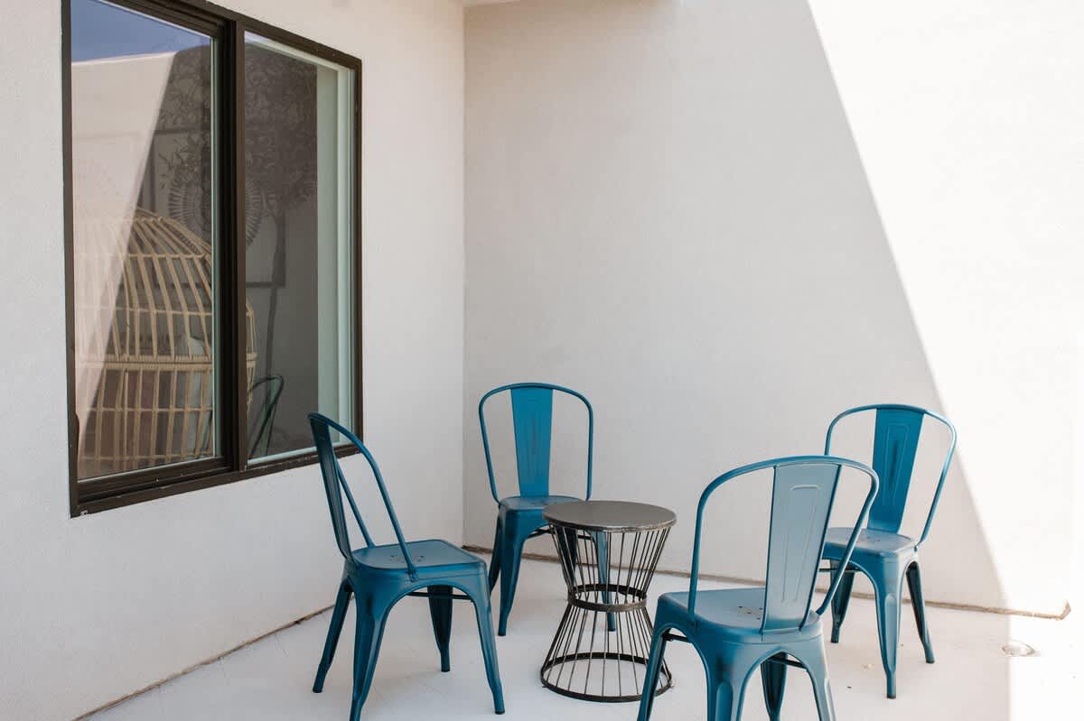 3rd level balcony patio in house #20