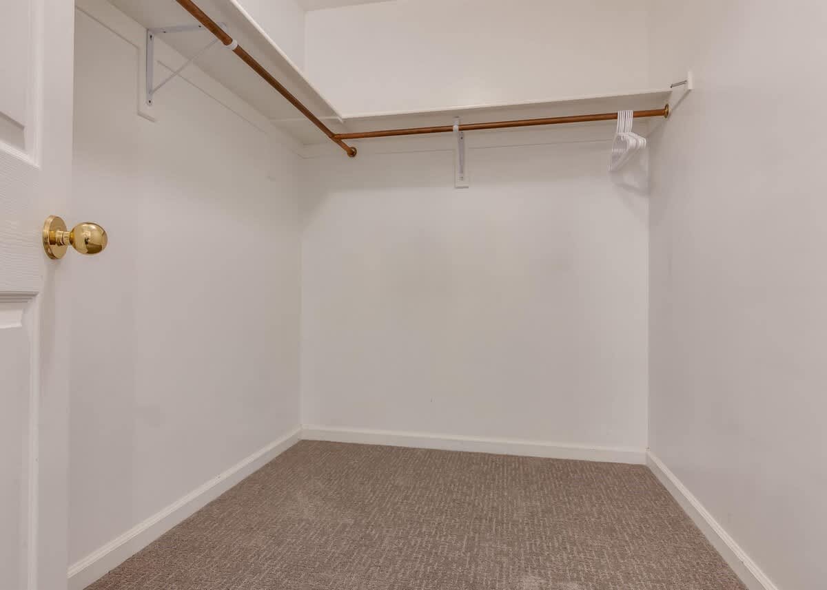 Closet in master bathroom