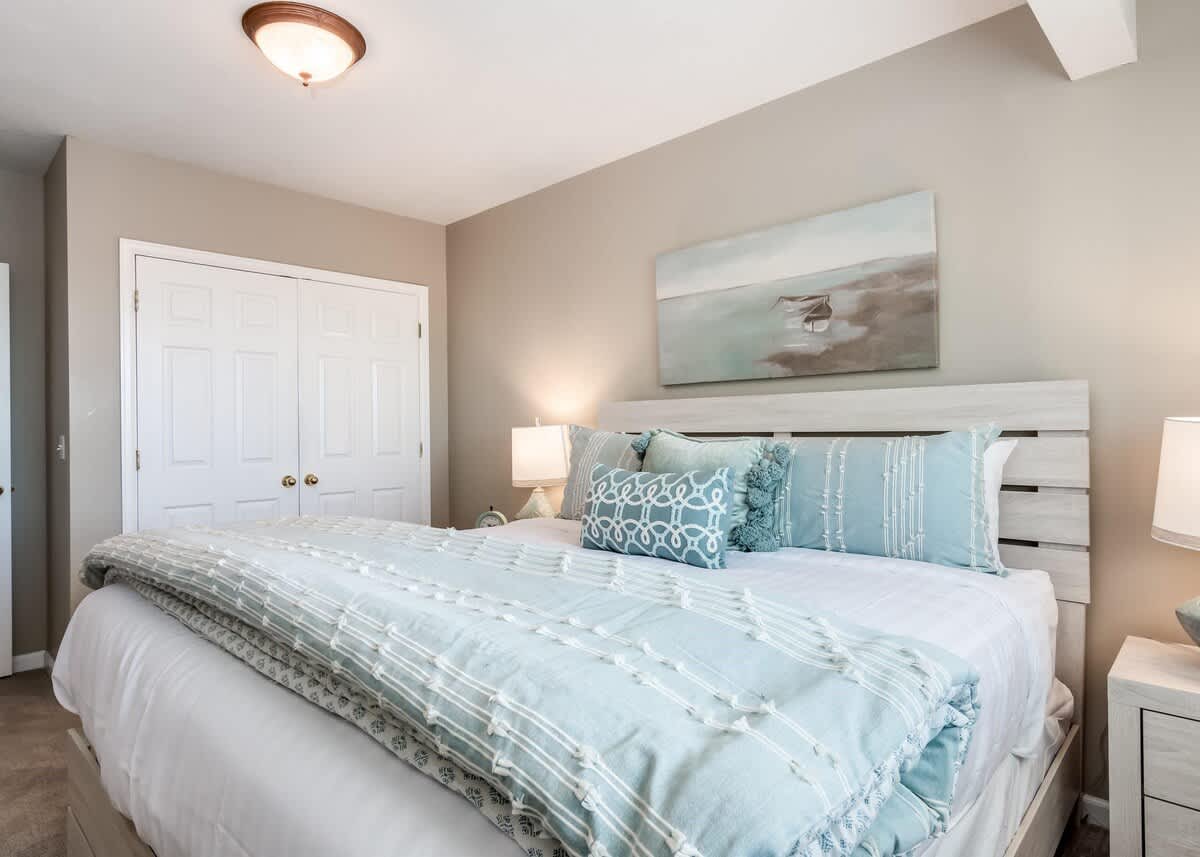 Gorgeous bedroom 2 with airy vibe