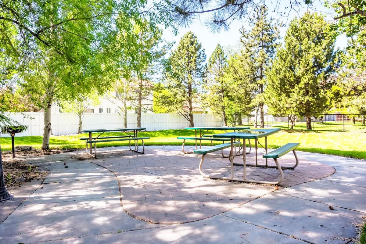 Common area park inside the community