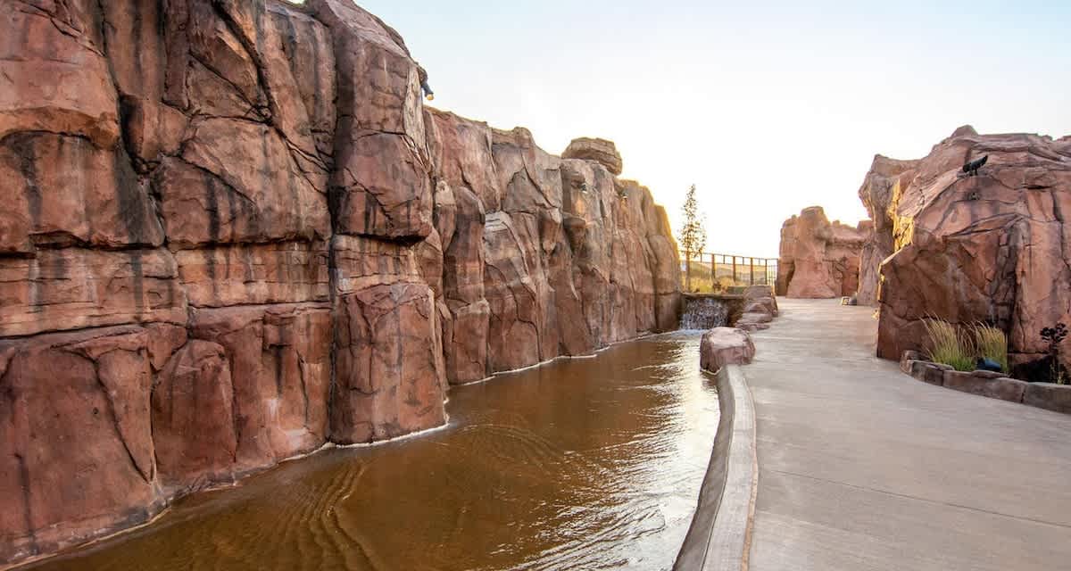 Splash area for kids