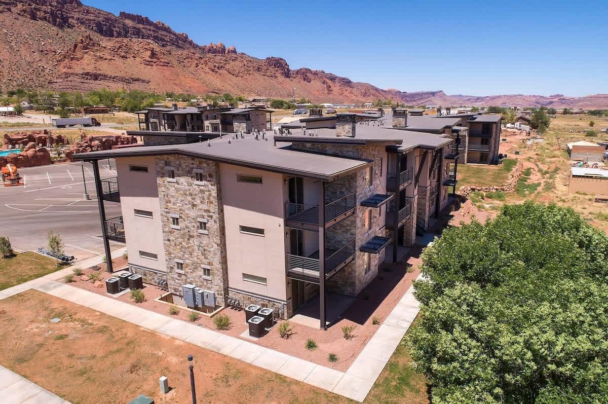 Building E sits off the highway in a great spot