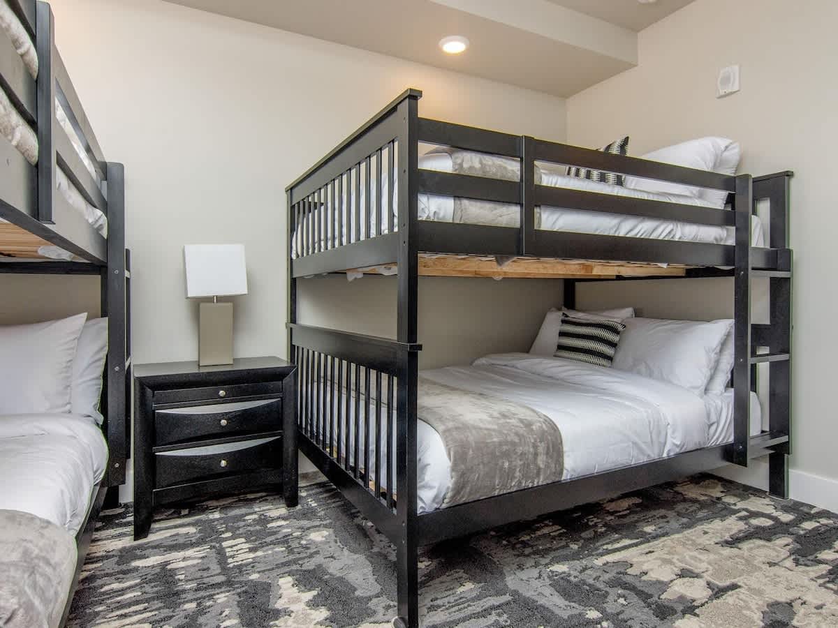 Bedroom 2 with 2 full over full bunk beds