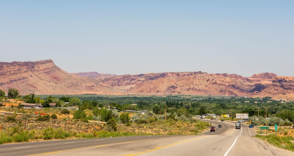 Surrounding mountains