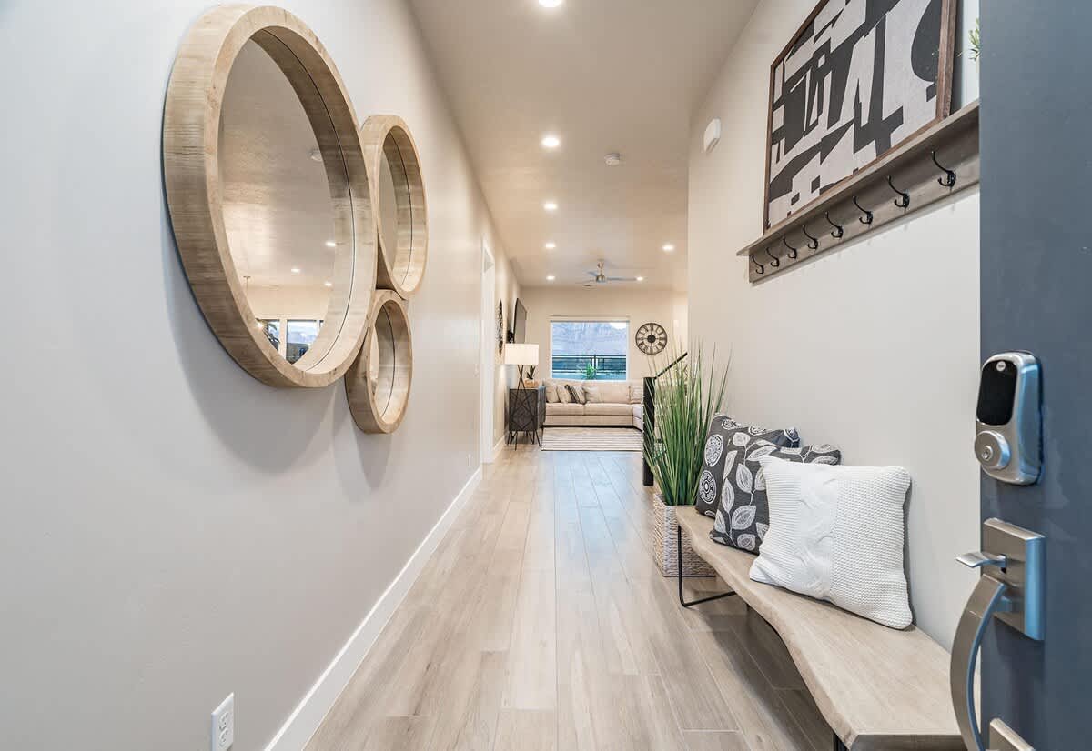 Gorgeous designer entry hallway