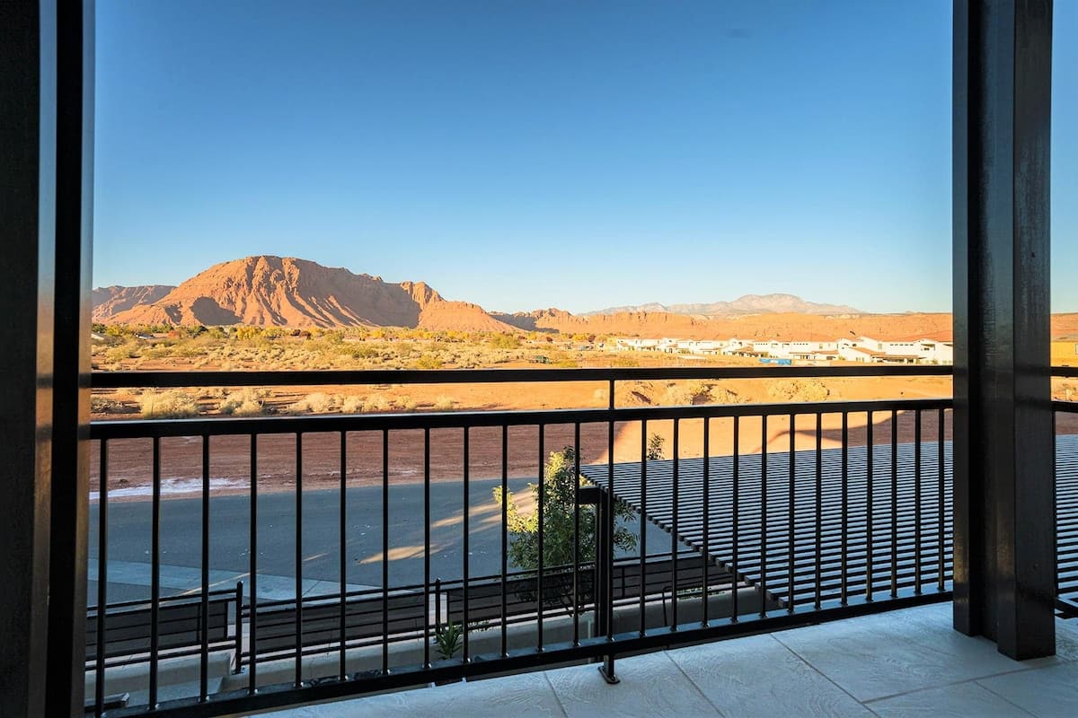 Sunrises from the master balcony are breathtaking