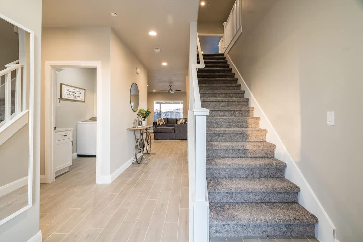Beautiful main entry with stairwell