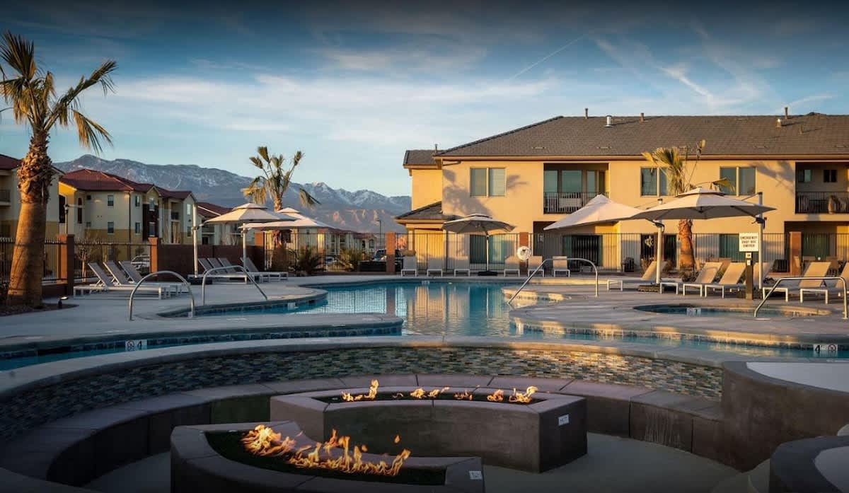 Evening tranquility relaxing by the fire and watching the kids