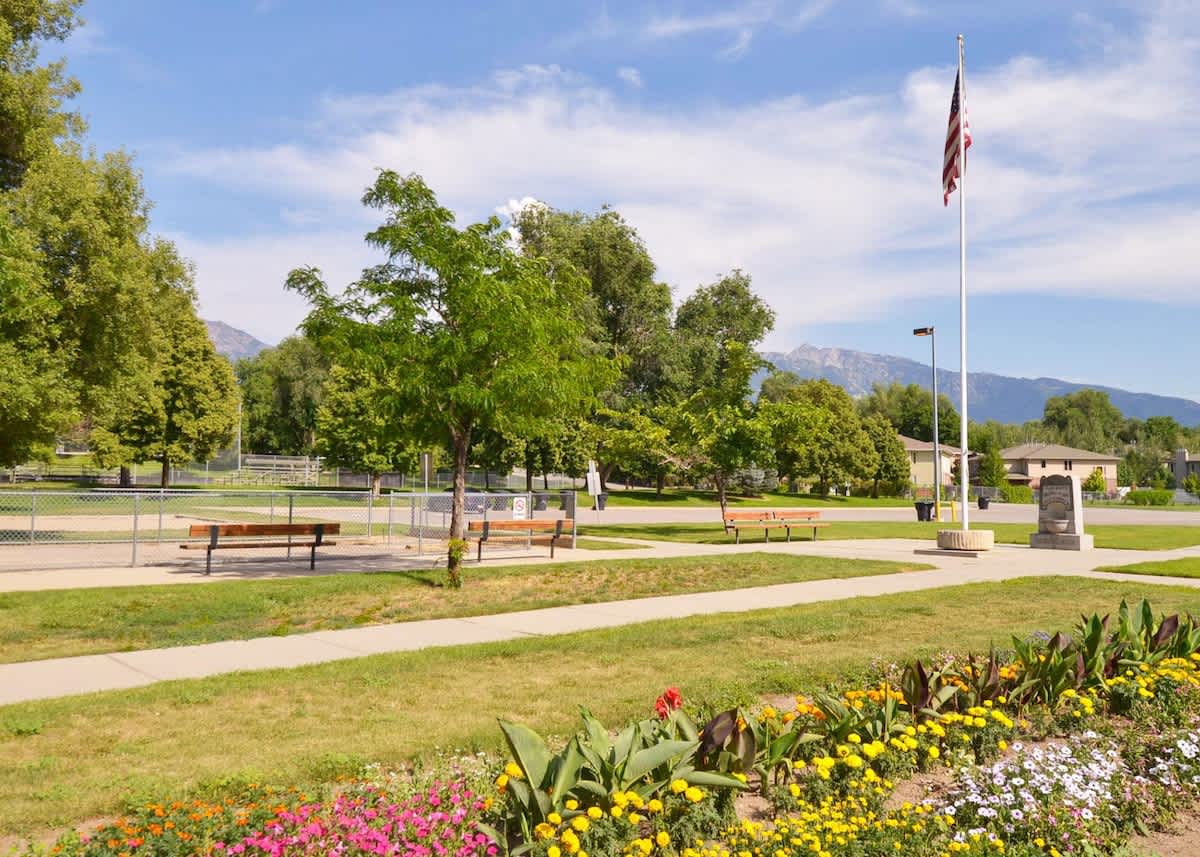 Open spaces to play in park next door
