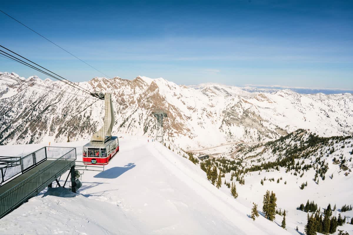 Epic downhill skiing at nearby Snowbird Resort