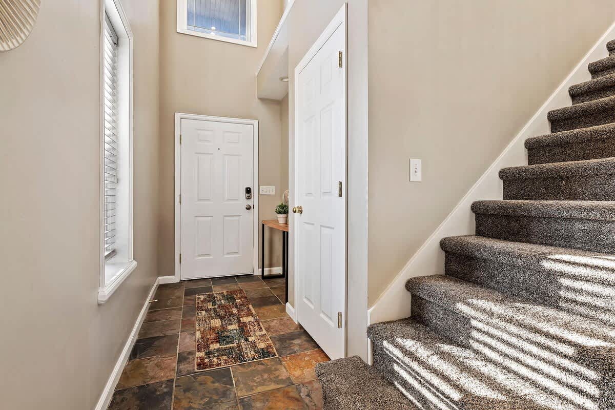 Entryway of Union Crossroads home