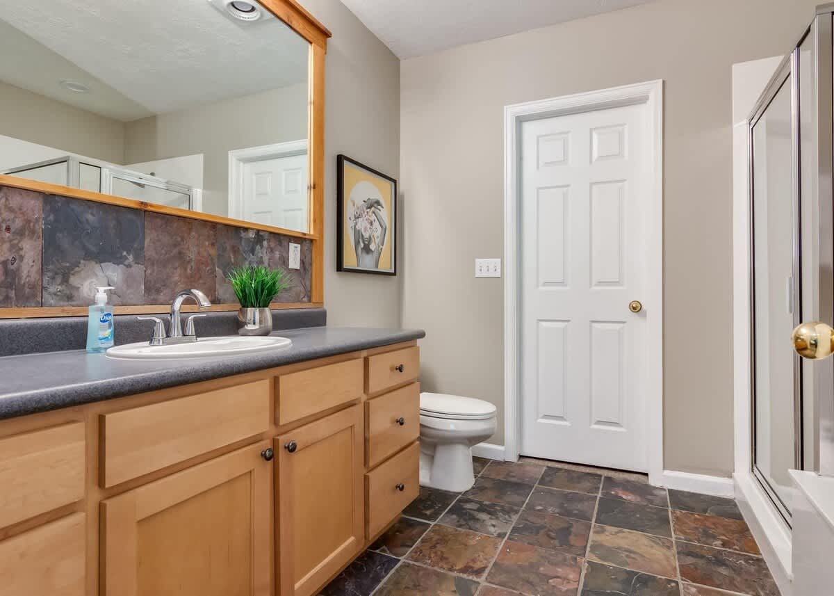 Master bathroom in Union Gateway home
