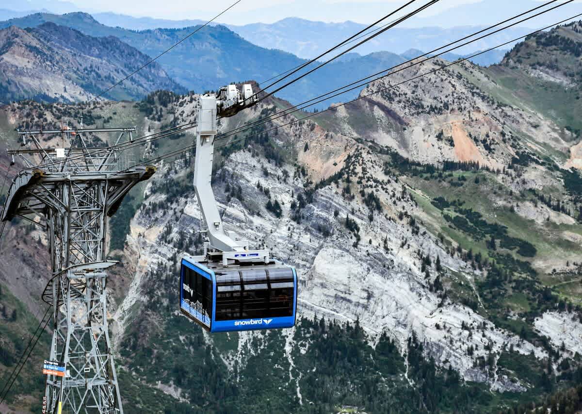 Experience the new Snowbird Tram with floor to ceiling windows