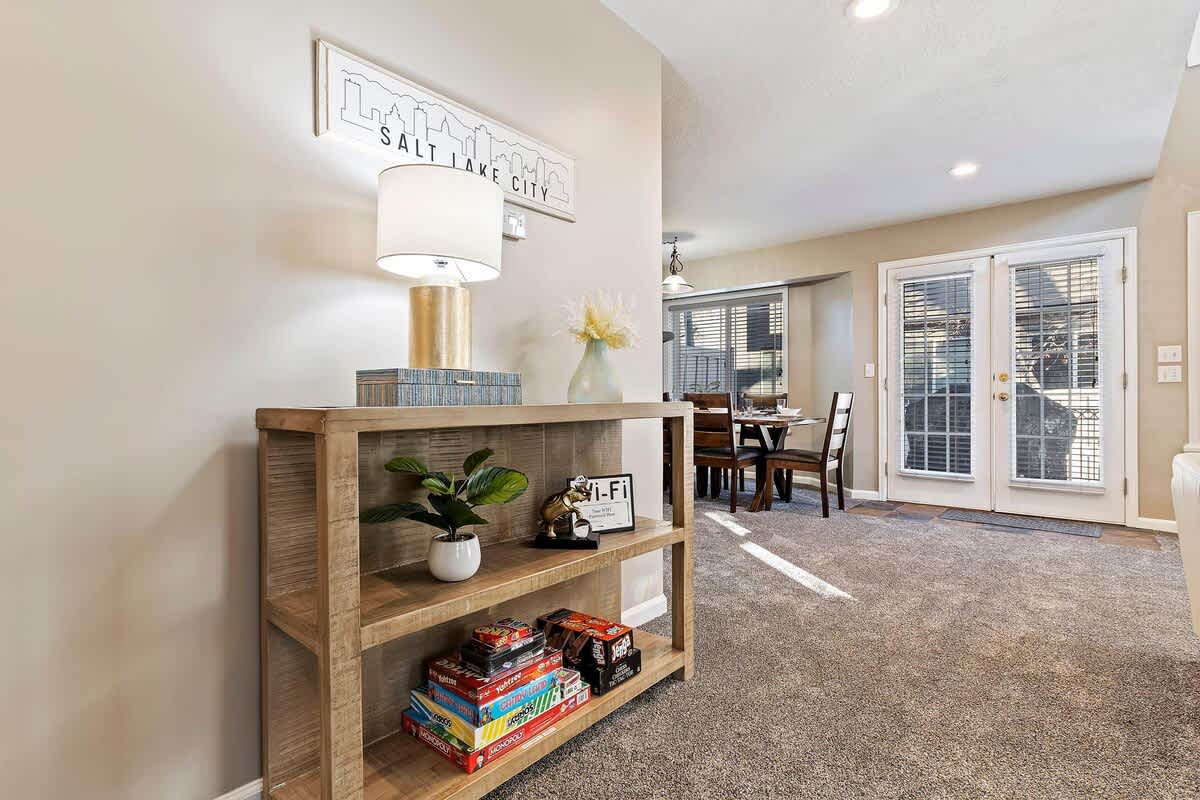 Board games provided in Union Crossroads home