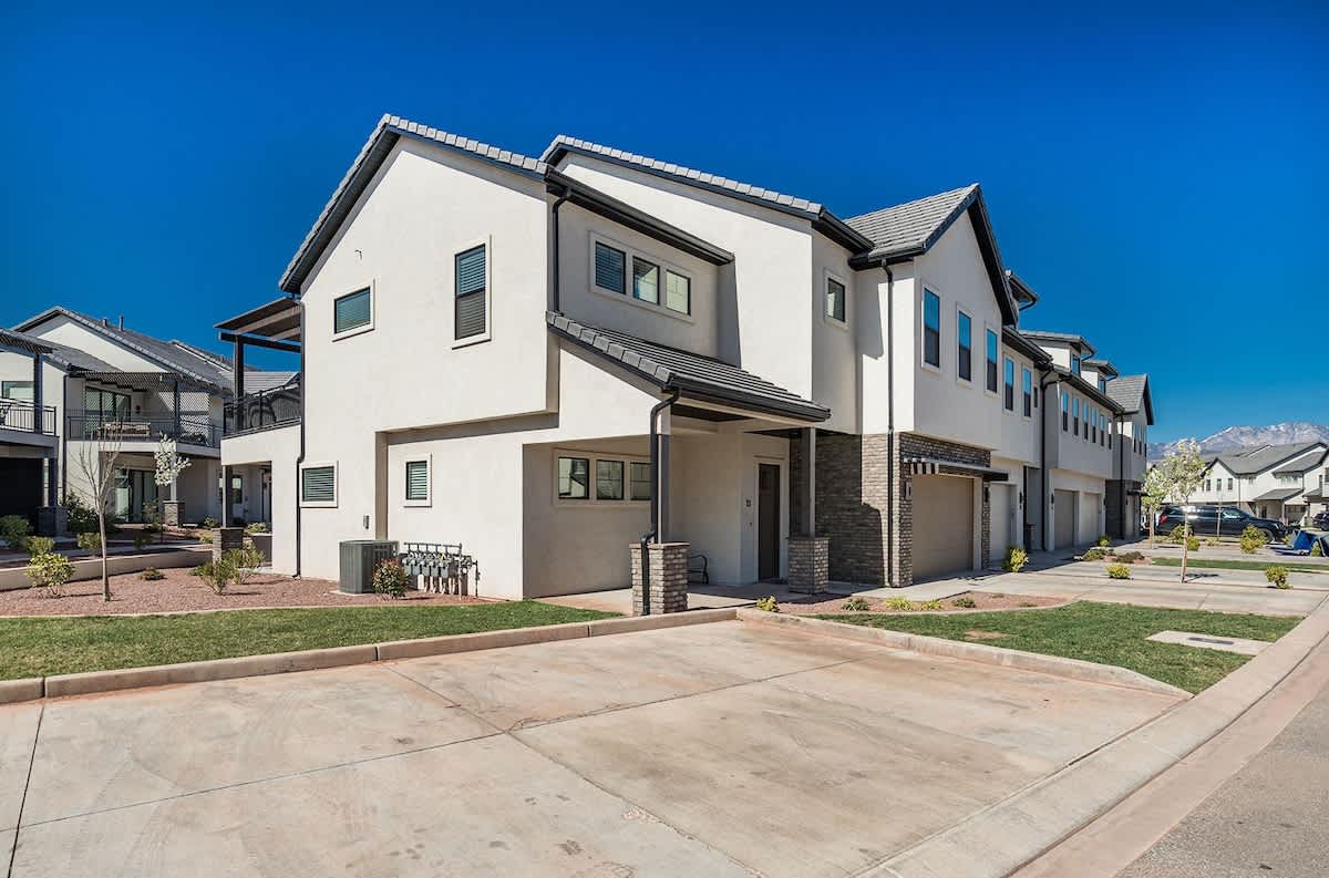 Beautiful home with a few extra parking stalls next door