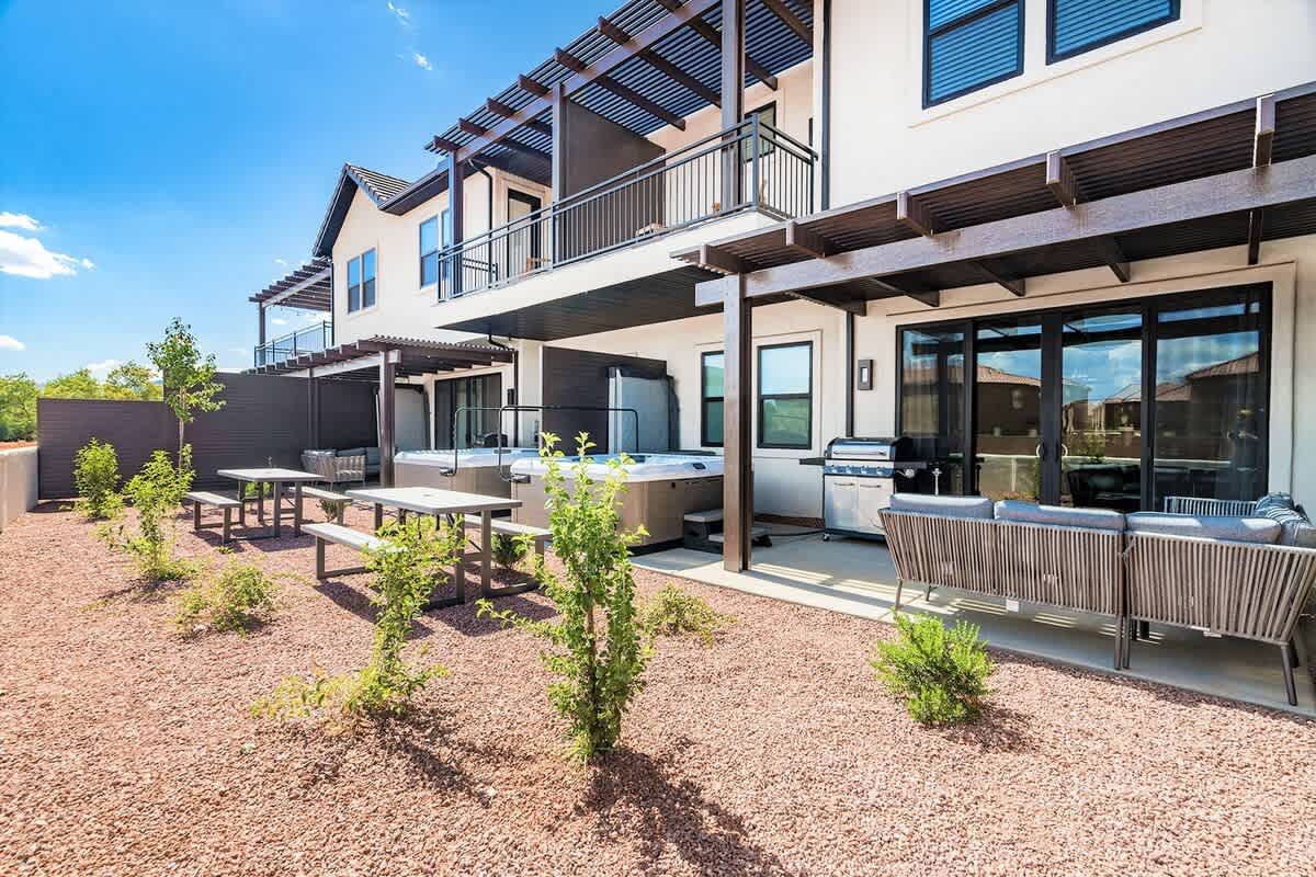 Rent both homes together and get 2 hot tubs