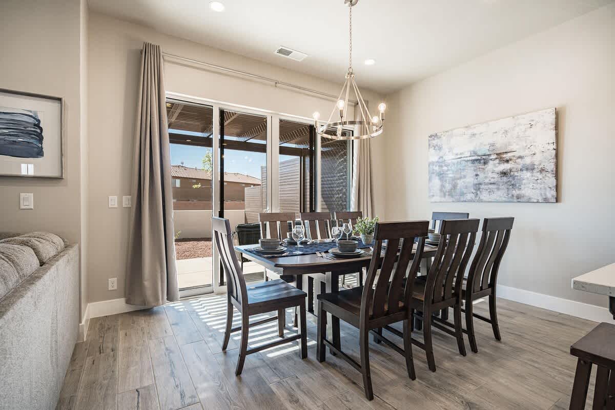 Dining table off kitchen seats 8