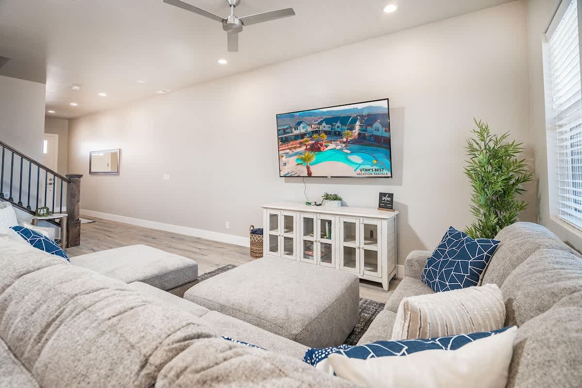 Family room to relax and enjoy TV and movies