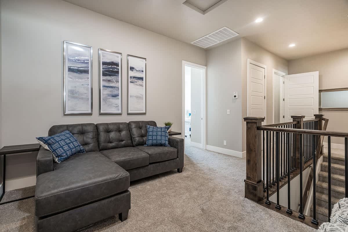 House #50 upstairs family room loft area