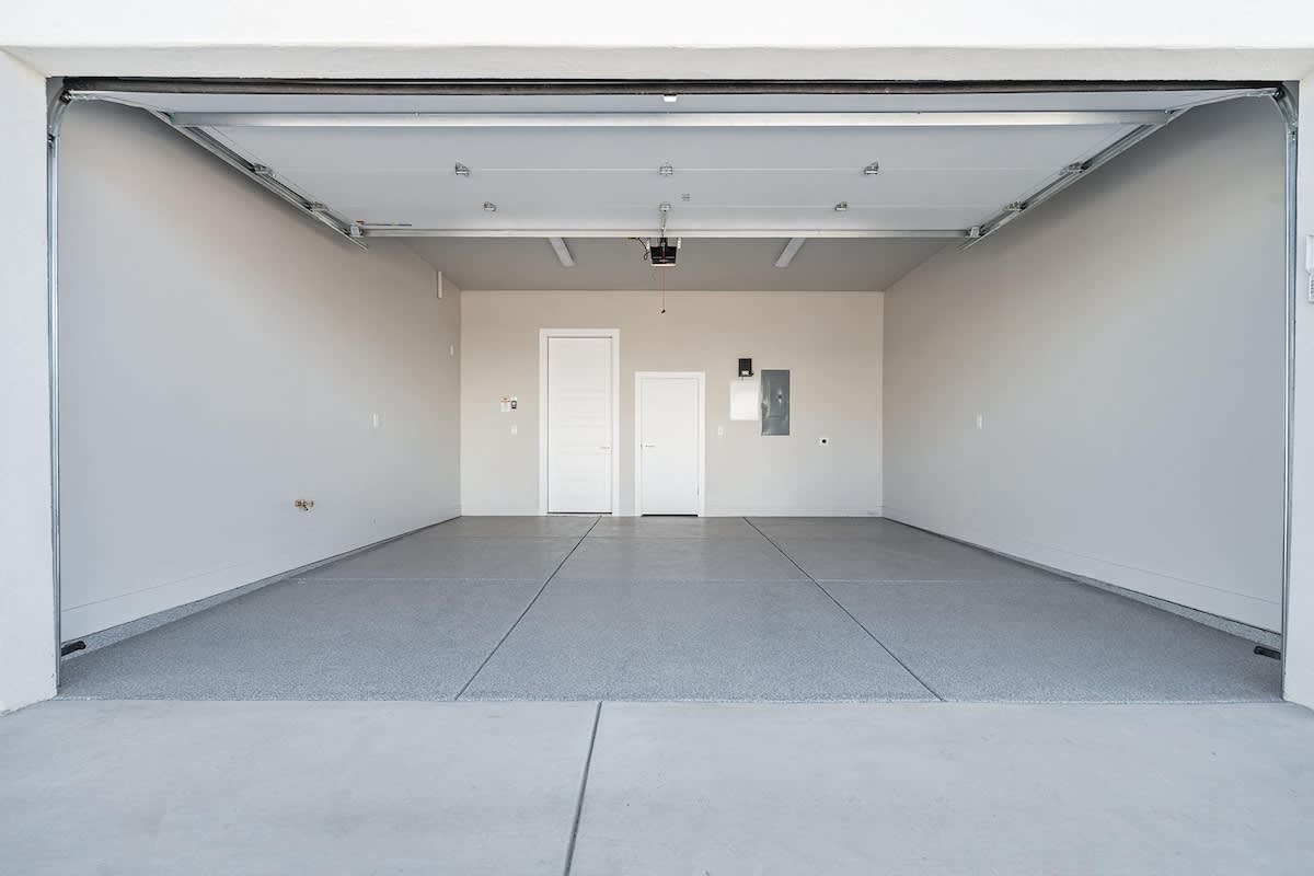 Each home has a 2-car garage next door to each other