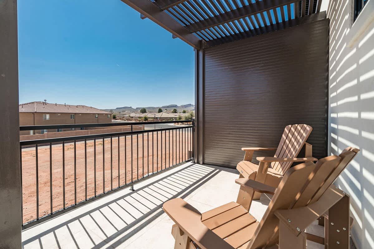 House #51 private master balcony with seating