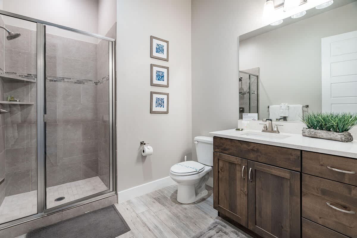 Bedroom 2 bathroom with shower