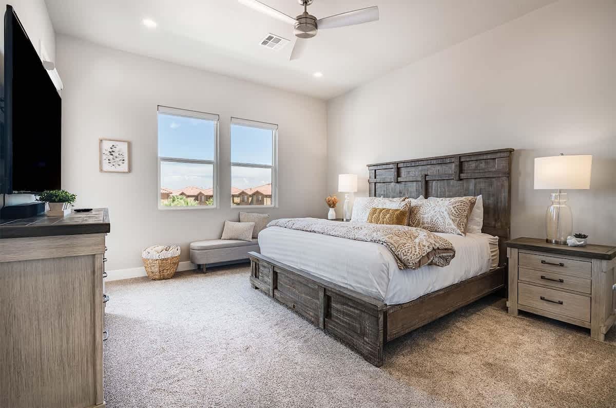Master Bedroom with king bed