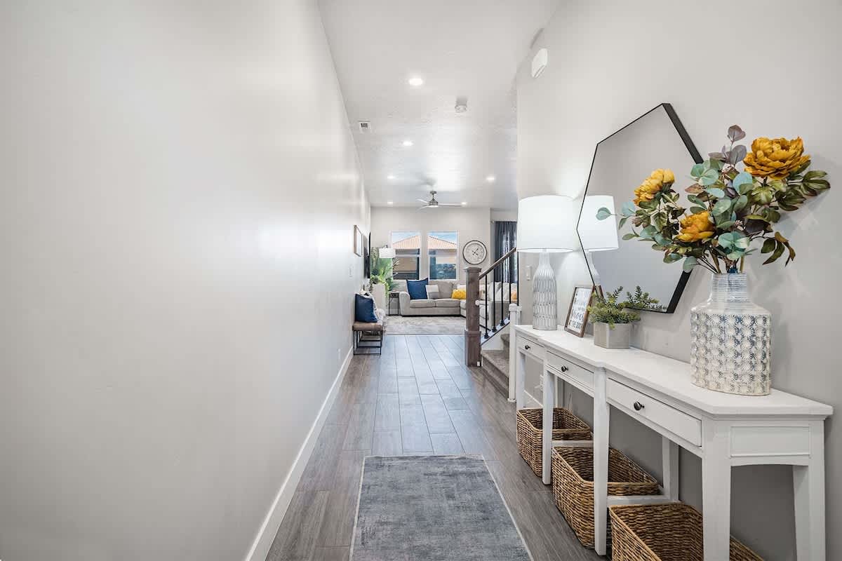 Front entry hallway