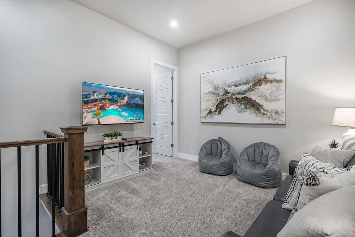 Relax on mini bean bags