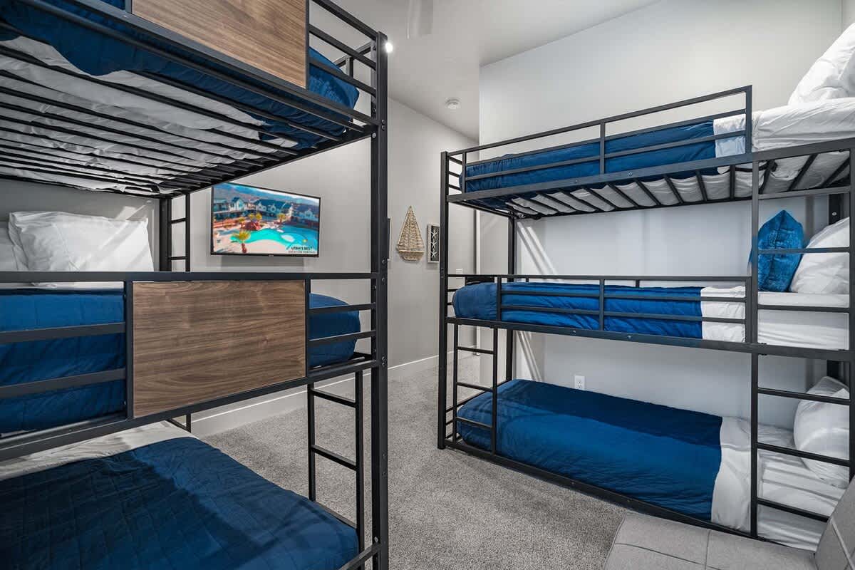 Bedroom 3 with flat screen TV