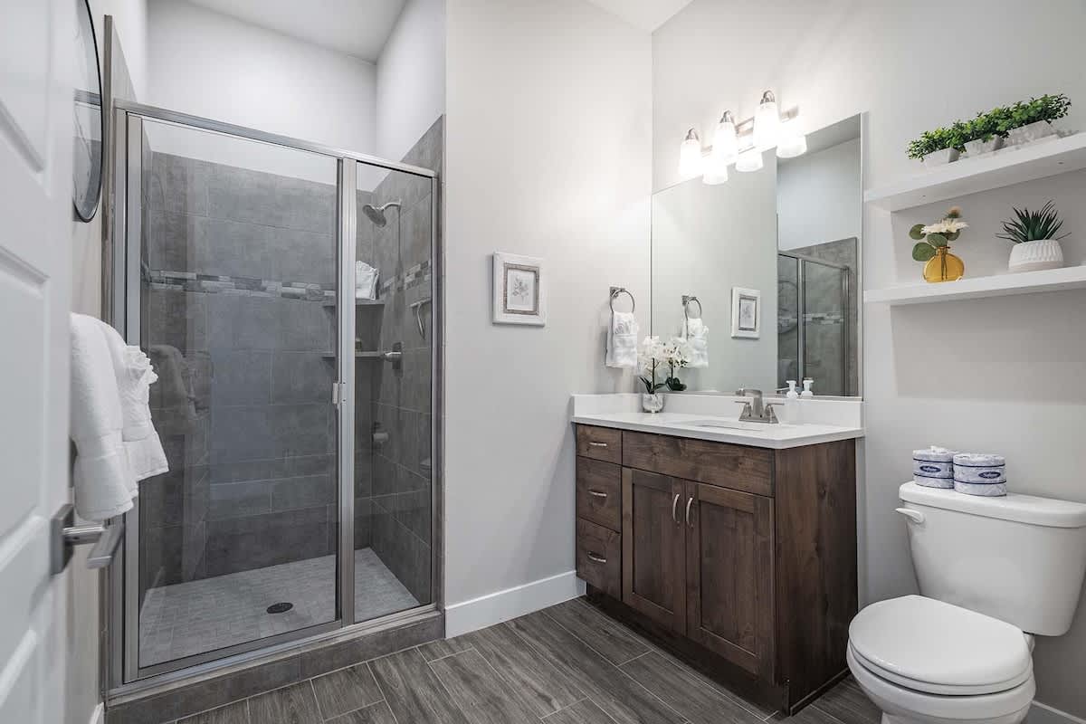 Bedroom 2 private bathroom with shower