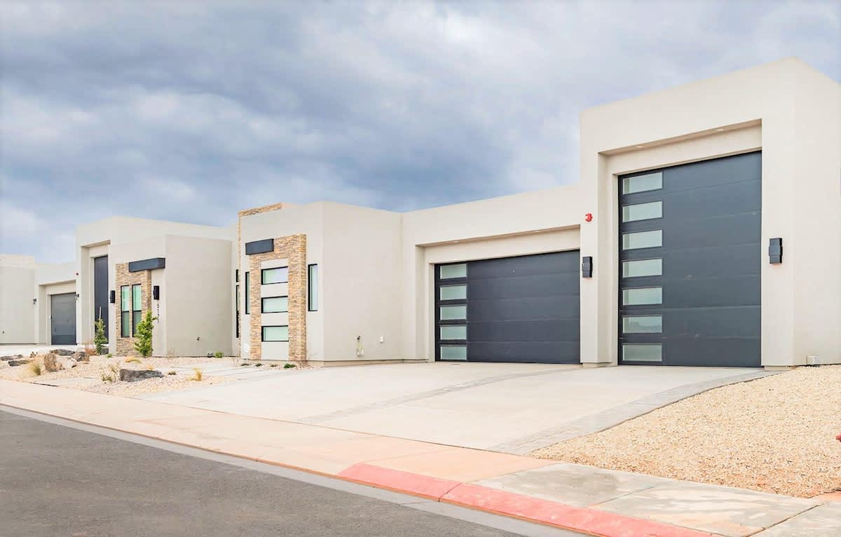 3-car garage with larger 3rd car bay