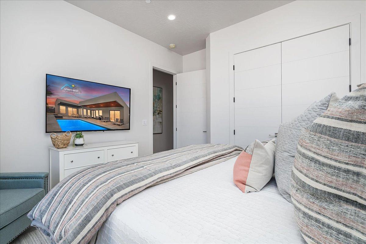 Master bedroom 3 with large TV