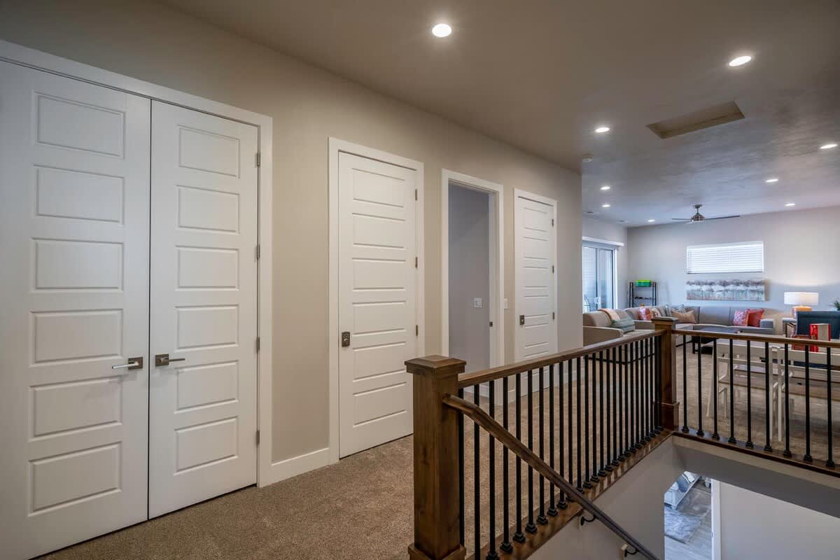 House #65 upstairs hallway