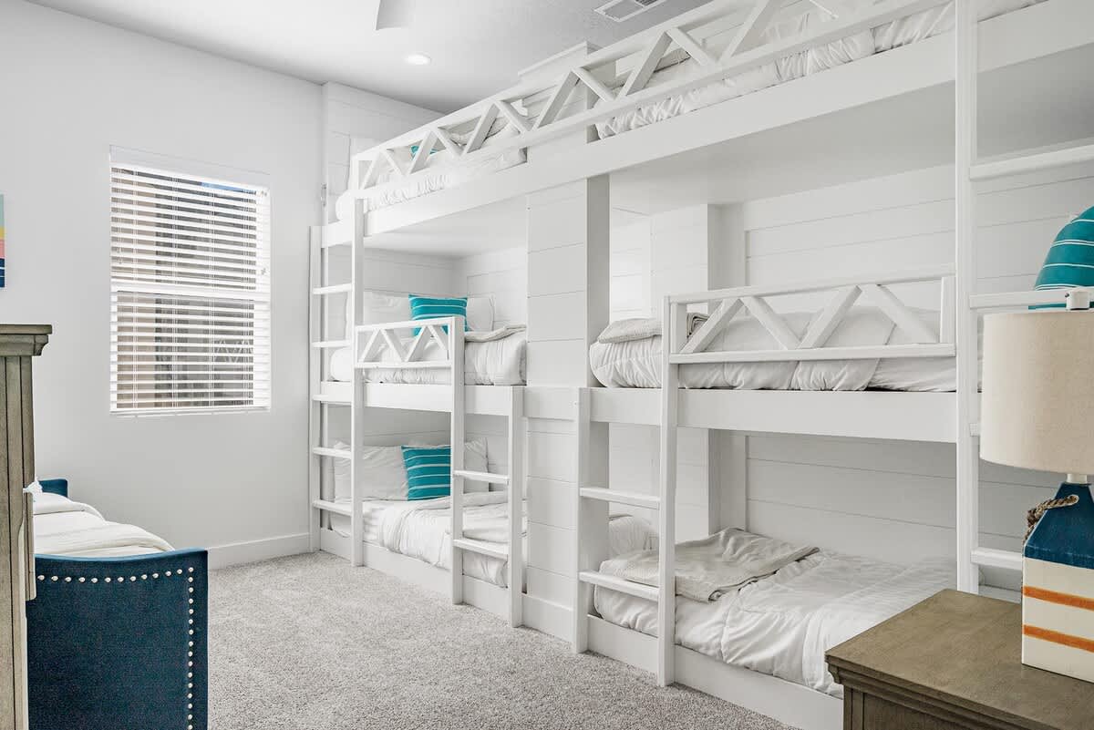 62 - Kids' favorite: Built-in bunk beds