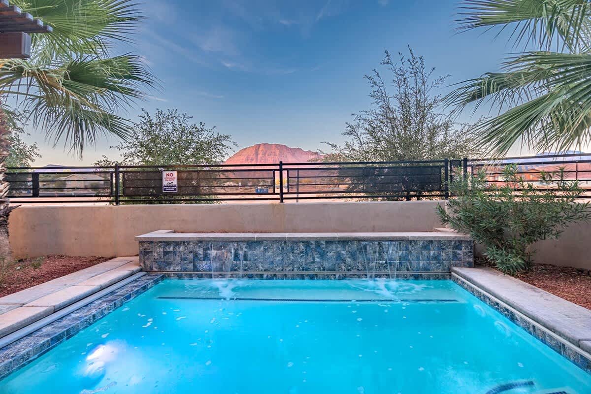 31 - Relax poolside and enjoy breathtaking views of Snow Canyon
