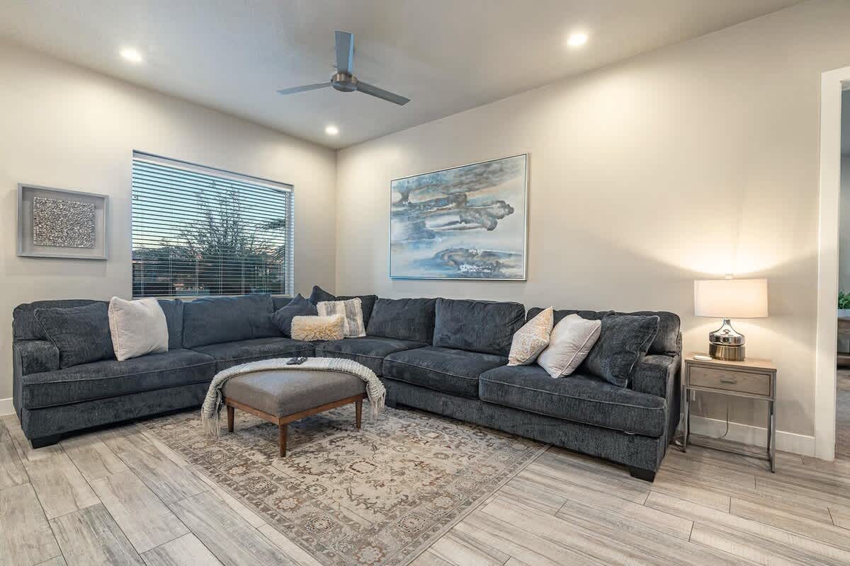 31 - Family room with large sectional, lots of seating