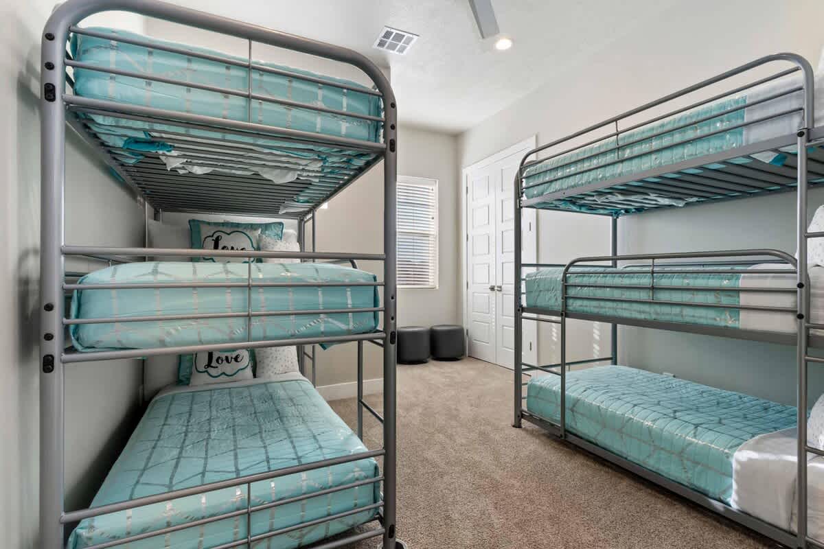 31 - Bunk Room 5 with two triple twin bunks