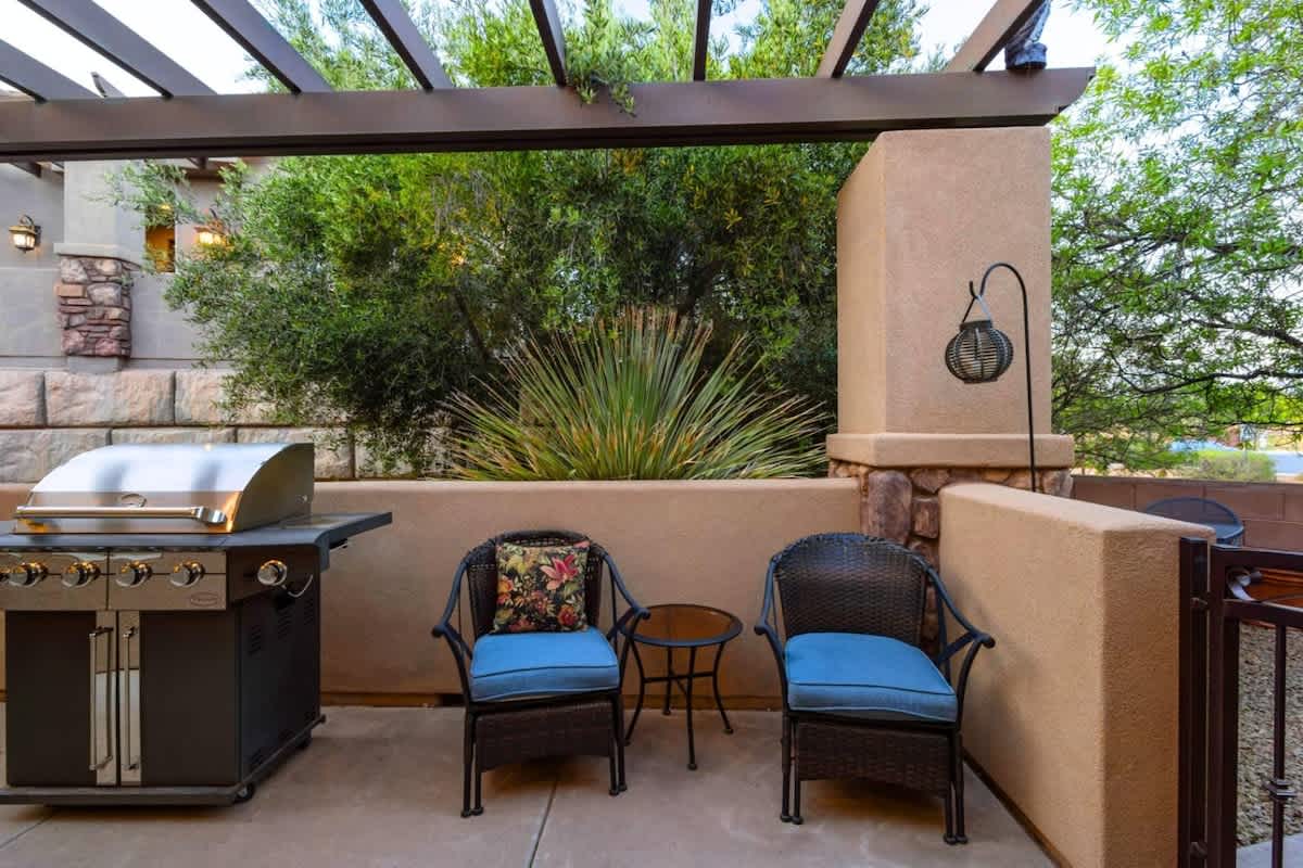 BBQ grill on the patio