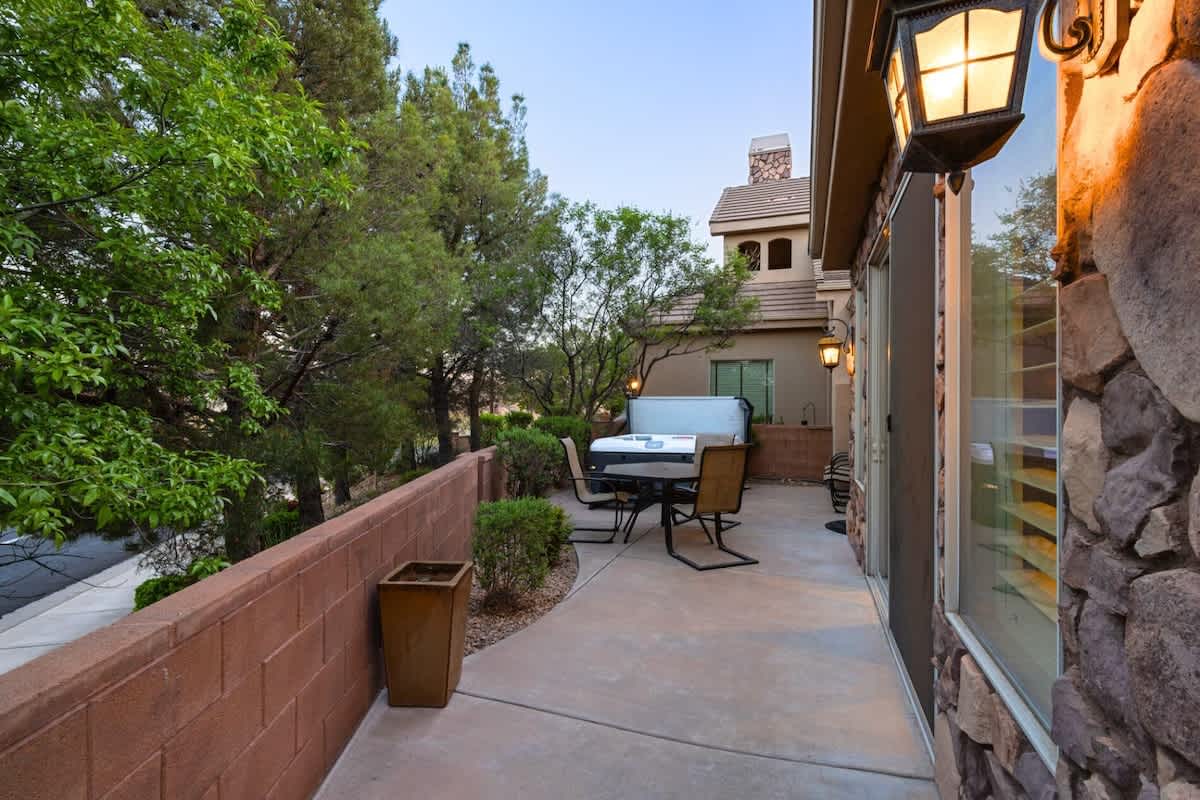 Patio with Hot Tub